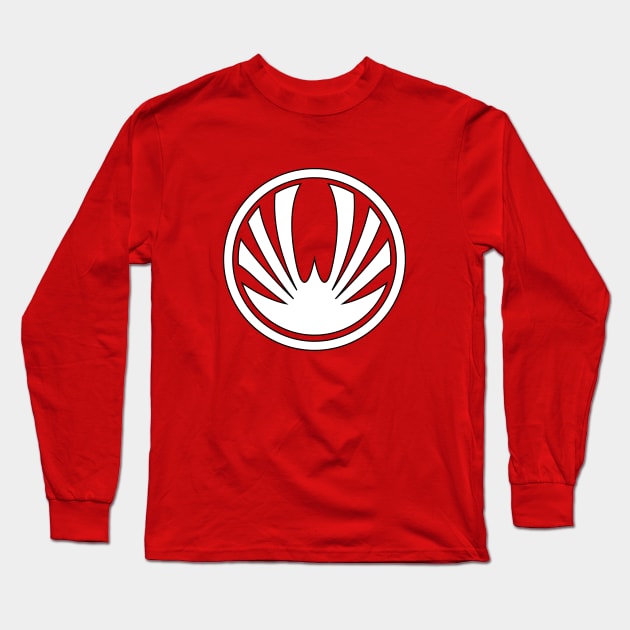 PR Ninja Storm Red Ranger Long Sleeve T-Shirt by mavgagliano